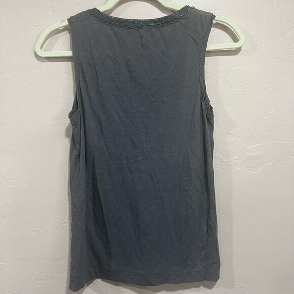 J. Crew grey Beaded Tank - Picture 5 of 8